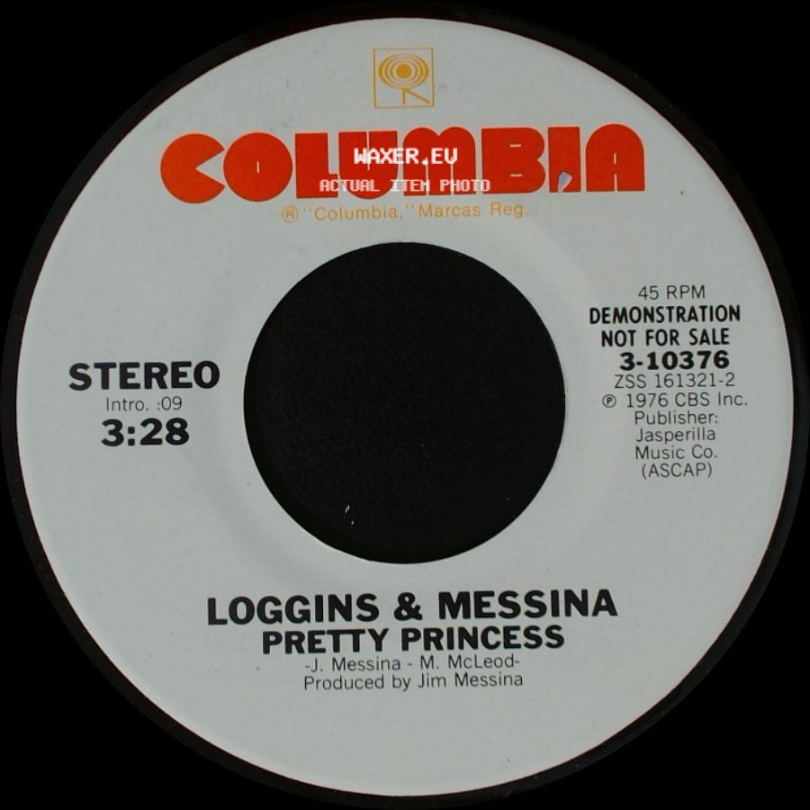Loggins & Messina - Pretty Princess / Pretty Princess side B