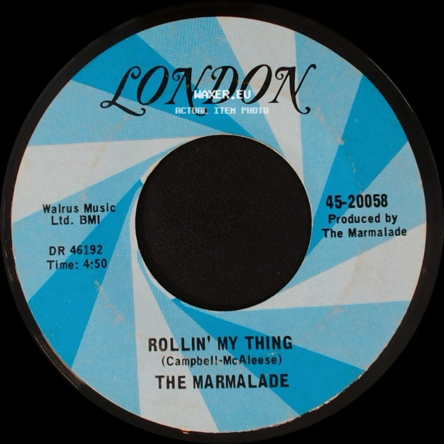 The Marmalade - Reflections Of My Life / Rollin' My Thing side B