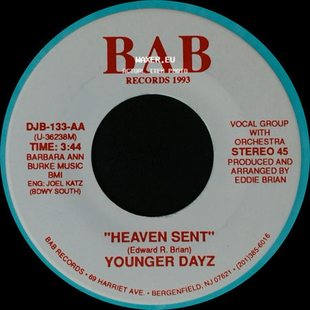 Younger Dayz - Christmas In New York / Heaven Sent side B