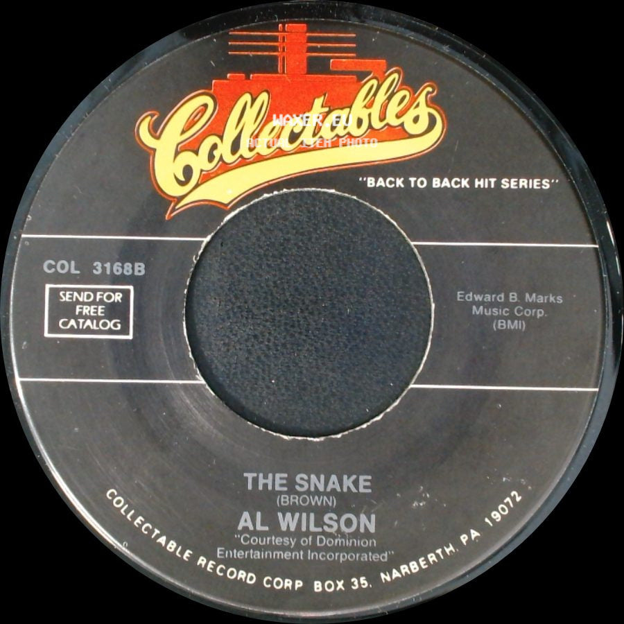 Al Wilson - Show And Tell / The Snake side B