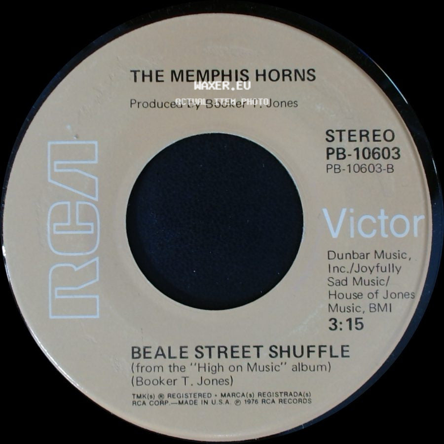 The Memphis Horns - Keep On Doin' It / Beale Street Shuffle side B
