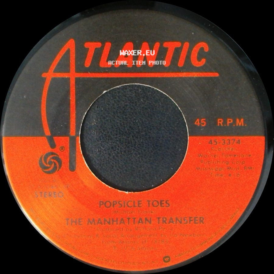 The Manhattan Transfer - Chanson D'amour / Popsicle Toes side B