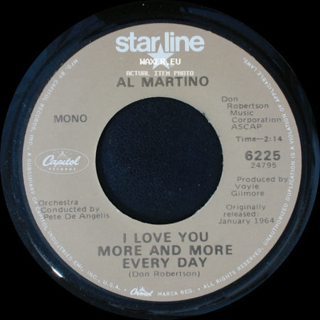 Al Martino - I Love You More And More Every Day / Daddy's Little Girl side A