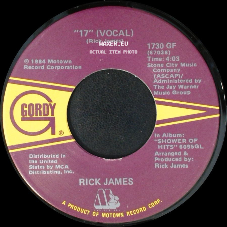 Rick James - 17 (Vocal) / "17" (Instrumental) side A