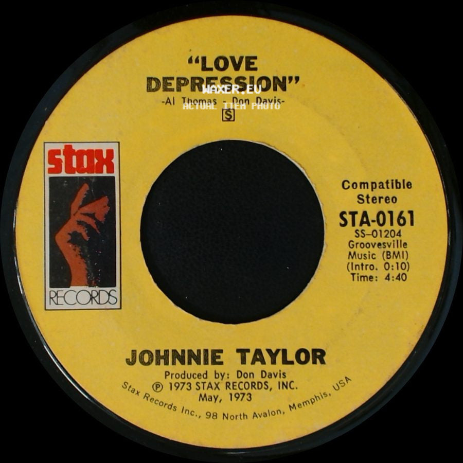 Johnnie Taylor - Love Depression / I Believe In You (You Believe In Me) side A
