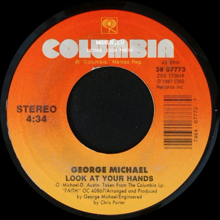 George Michael - Look At Your Hands / One More Try side A