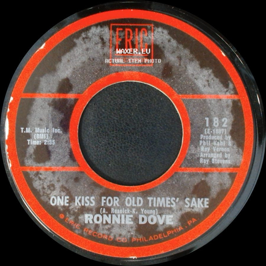 Ronnie Dove - A Little Bit Of Heaven / One Kiss For Old Times' Sake side B