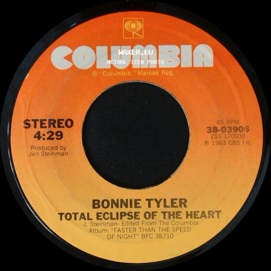 Bonnie Tyler - Total Eclipse Of The Heart / Straight From The Heart side A
