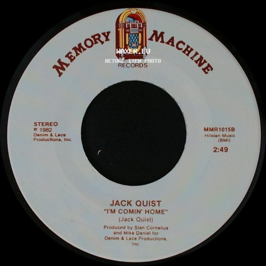 Jack Quist - Memory Machine / I'm Comin' Home side B