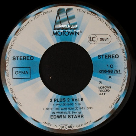 Edwin Starr - 2 Plus 2 Vol. 6 / 2 Plus 2 Vol. 6 side A