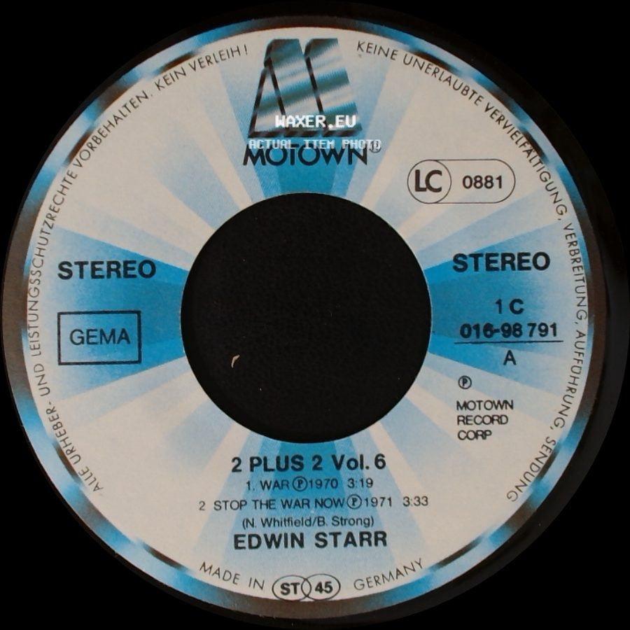 Edwin Starr - 2 Plus 2 Vol. 6 / 2 Plus 2 Vol. 6 side A