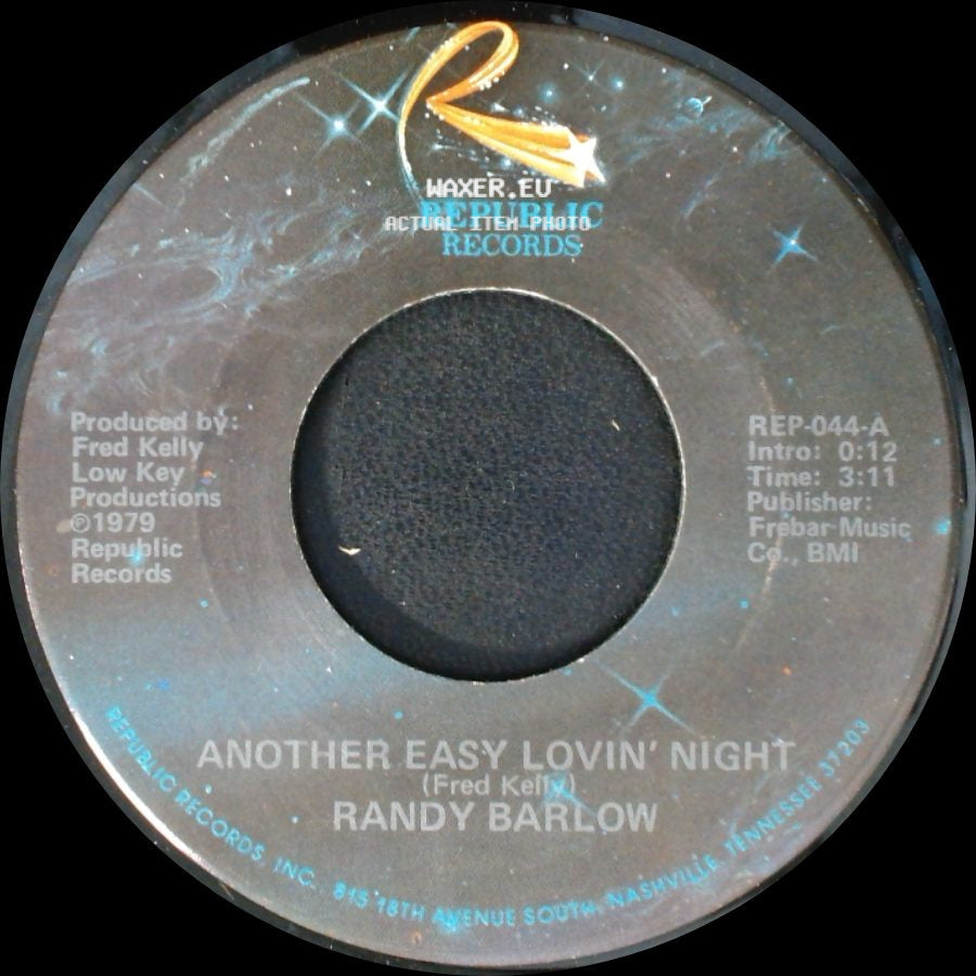 Randy Barlow - Another Easy Lovin' Night / Louisiana Delta side A