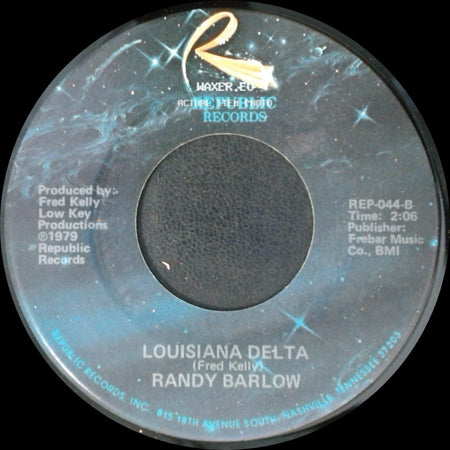 Randy Barlow - Another Easy Lovin' Night / Louisiana Delta side B