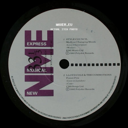 Style Council / Lloyd Cole & The Commotions / The Robert Cray Band / Prefab Sprout - My Ever Changing Moods / Forest Fire / Bad Influence / Real Life (Just Around The Corner) side A