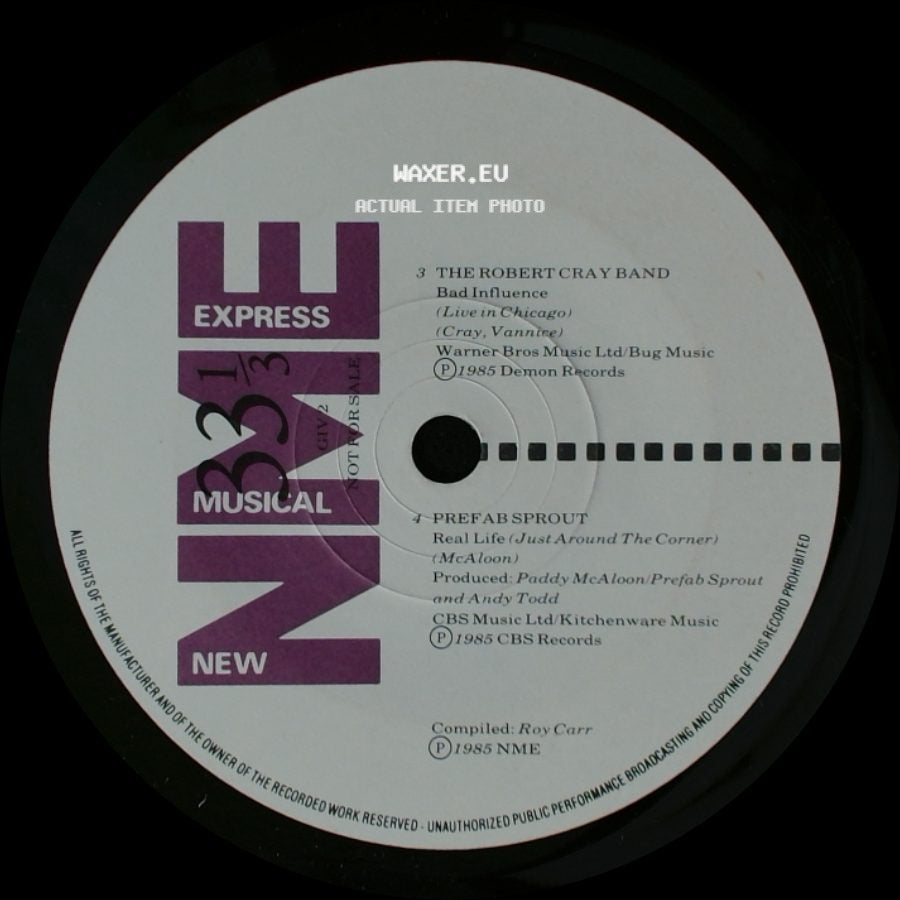 Style Council / Lloyd Cole & The Commotions / The Robert Cray Band / Prefab Sprout - My Ever Changing Moods / Forest Fire / Bad Influence / Real Life (Just Around The Corner) side B