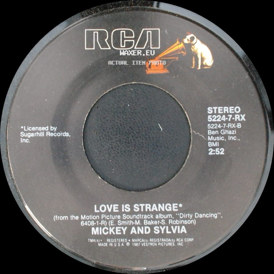 Mickey And Sylvia / Bill Medley And Jennifer Warnes - Love Is Strange / (I've Had) The Time Of My Life (Love Theme From "Dirty Dancing") side A