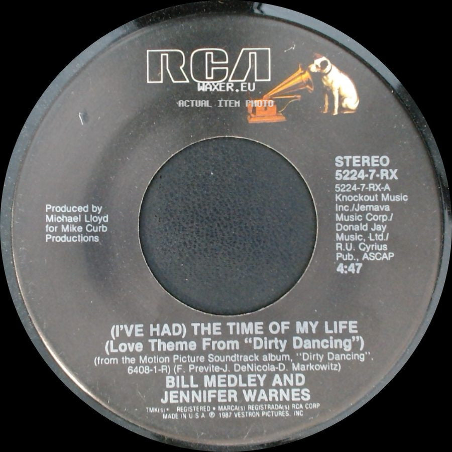 Mickey And Sylvia / Bill Medley And Jennifer Warnes - Love Is Strange / (I've Had) The Time Of My Life (Love Theme From "Dirty Dancing") side B