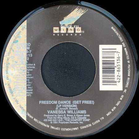 Vanessa Williams - Save The Best For Last / Freedom Dance (Get Free!) (Lp Version) side B
