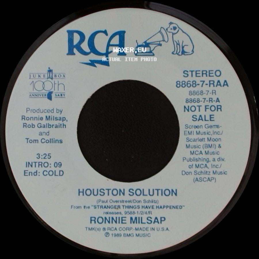 Ronnie Milsap - Houston Solution / Houston Solution side A
