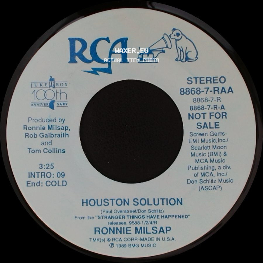Ronnie Milsap - Houston Solution / Houston Solution side B