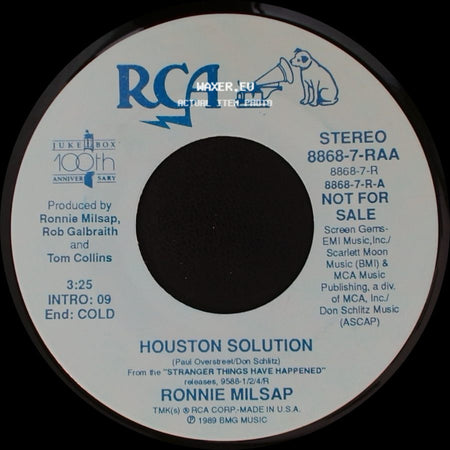 Ronnie Milsap - Houston Solution / Houston Solution side B
