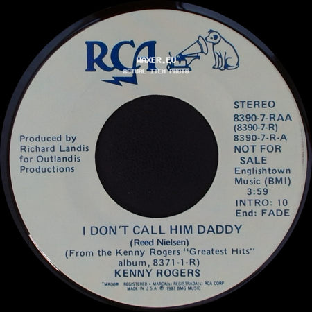 Kenny Rogers - I Don't Call Him Daddy / I Don't Call Him Daddy side B
