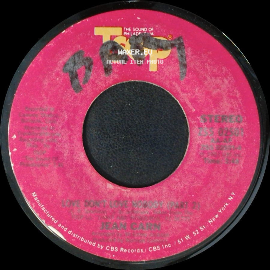 Jean Carn - Love Trap (Part 1) / Love Don't Ever Say Goodbye (It Tell's You So) side B