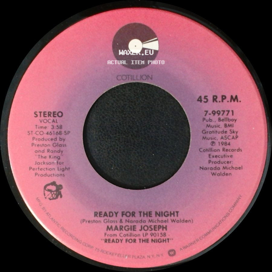 Margie Joseph - Ready For The Night / Is It Gonna Be Me & You side A