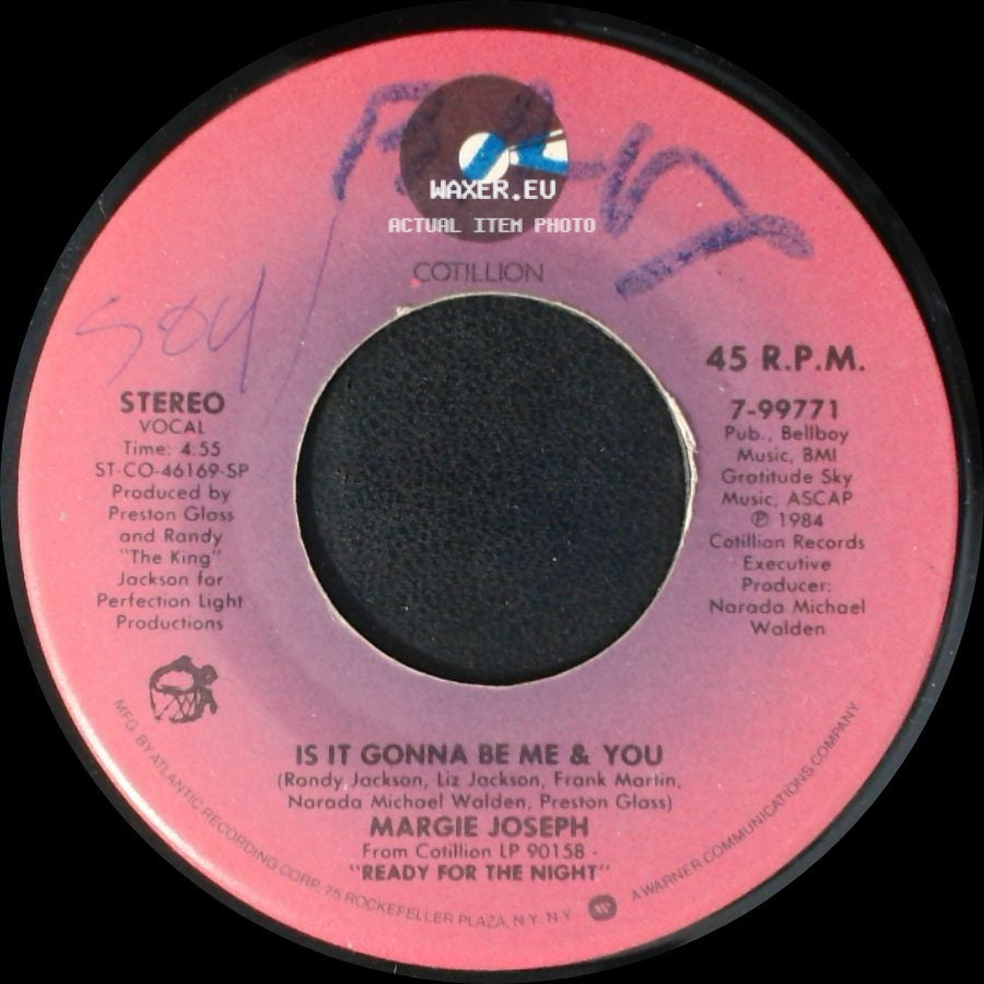 Margie Joseph - Ready For The Night / Is It Gonna Be Me & You side B