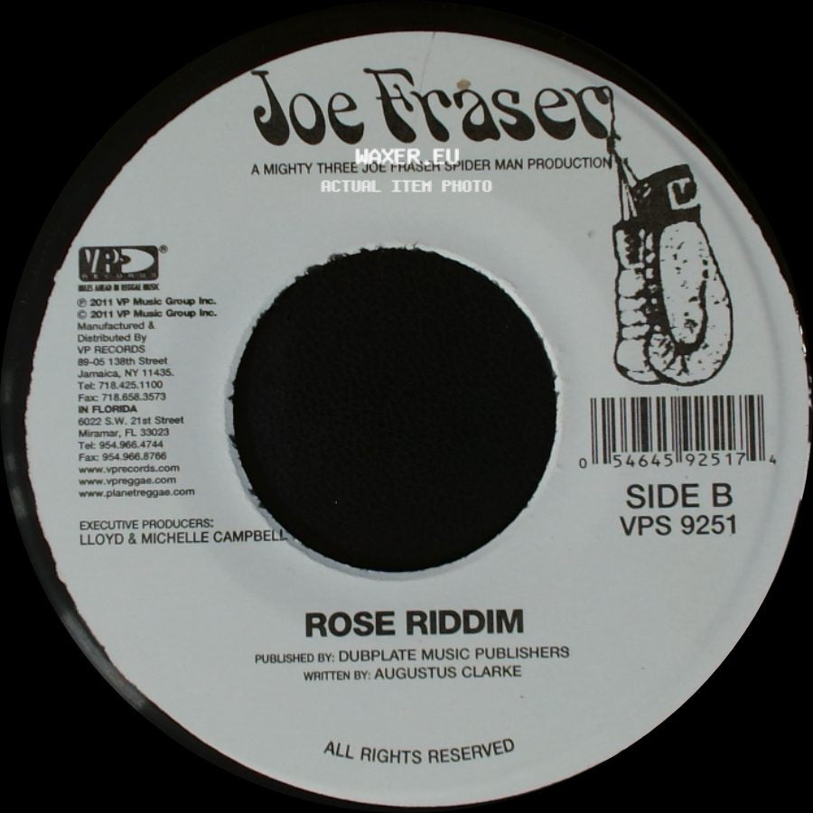Hezr0n / Joe Fraser - For Your Love / Rose Riddim side B