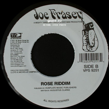 Hezr0n / Joe Fraser - For Your Love / Rose Riddim side B