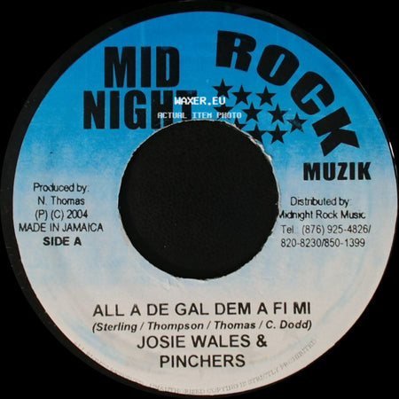 Josie Wales & Pinchers - All A De Gal Dem A Fi Mi / Version side A