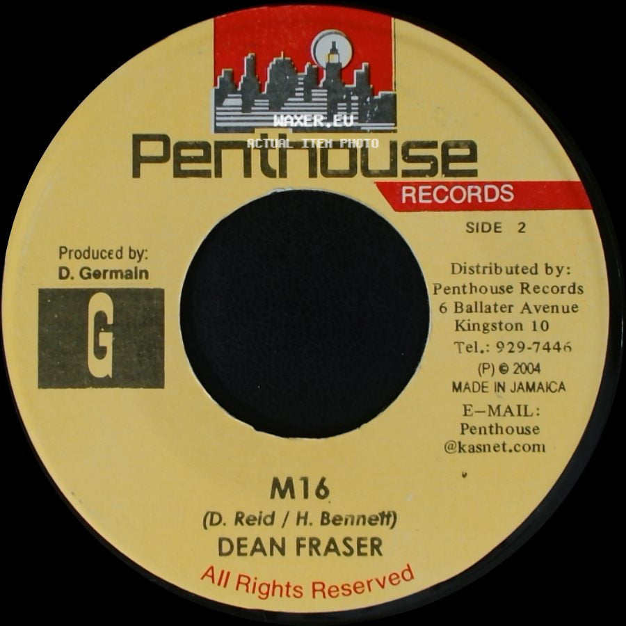 Buju Banton / Dean Fraser - Bobby Red / M16 side B