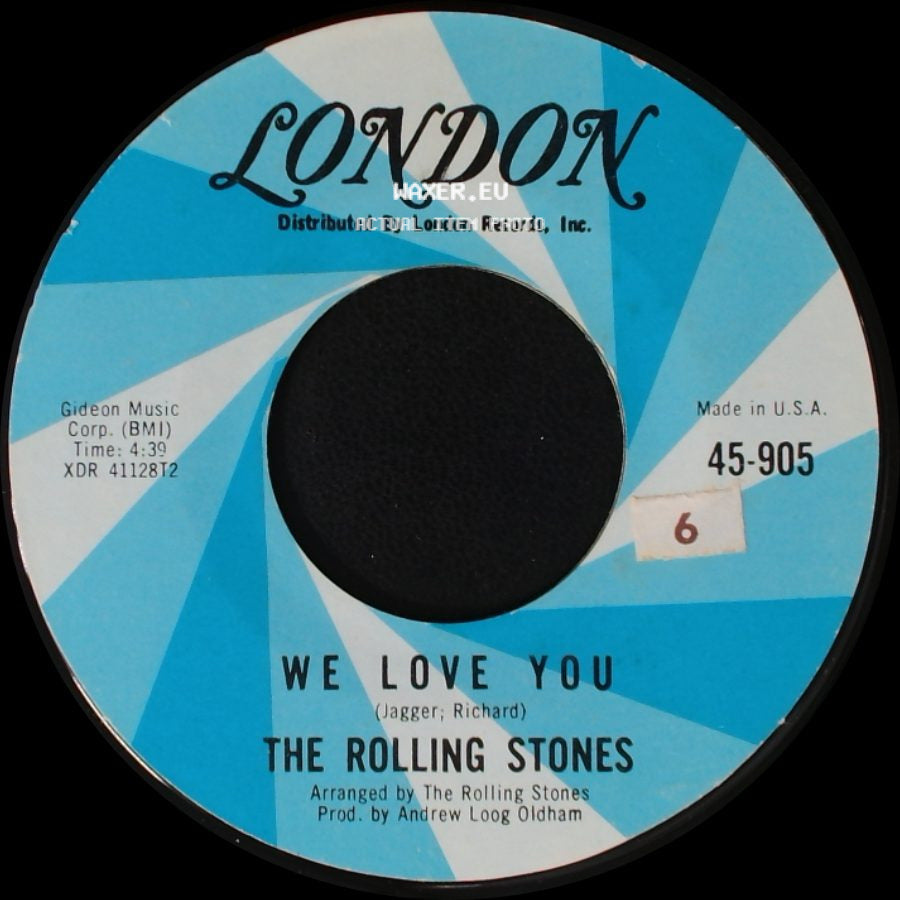 The Rolling Stones - We Love You / Dandelion side A