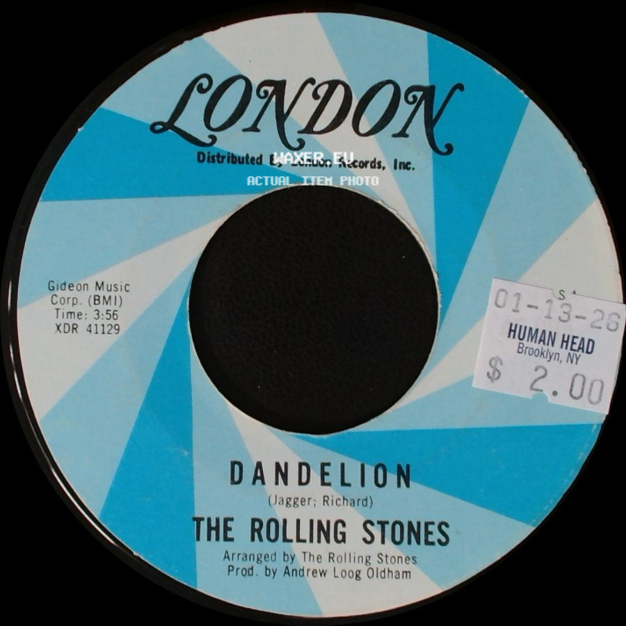 The Rolling Stones - We Love You / Dandelion side B