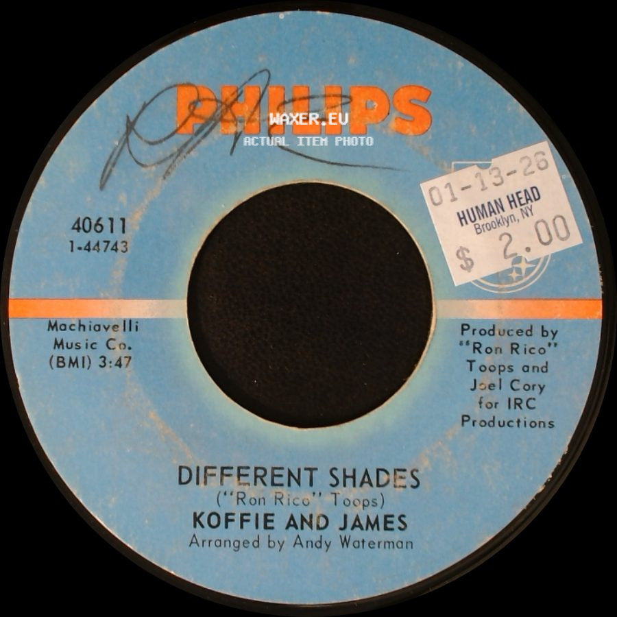 Koffie And James - Different Shades / You're My Everything side A