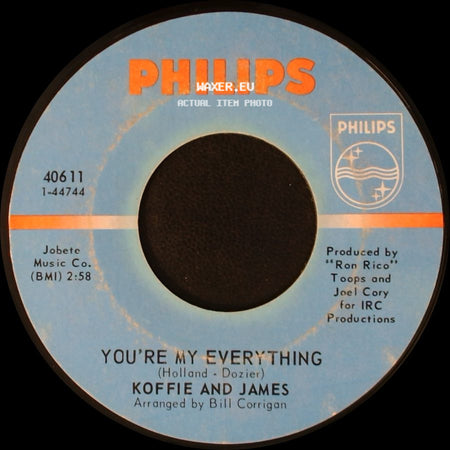 Koffie And James - Different Shades / You're My Everything side B