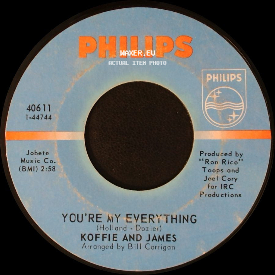 Koffie And James - Different Shades / You're My Everything side B