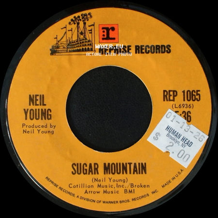 Neil Young - Sugar Mountain / Heart Of Gold side A