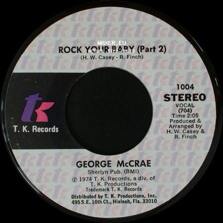 George Mccrae - Rock Your Baby (Part 2) / Rock Your Baby side A