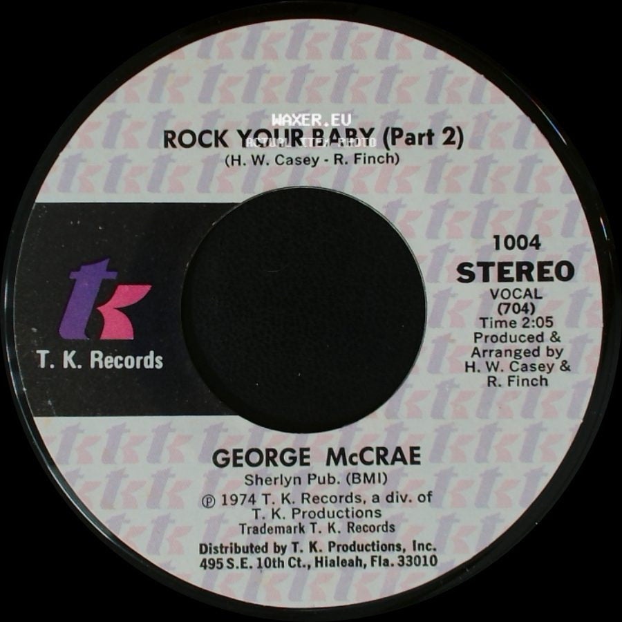 George Mccrae - Rock Your Baby (Part 2) / Rock Your Baby side A