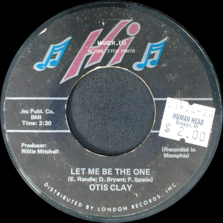 Otis Clay - Trying To Live My Life Without You / Let Me Be The One side B