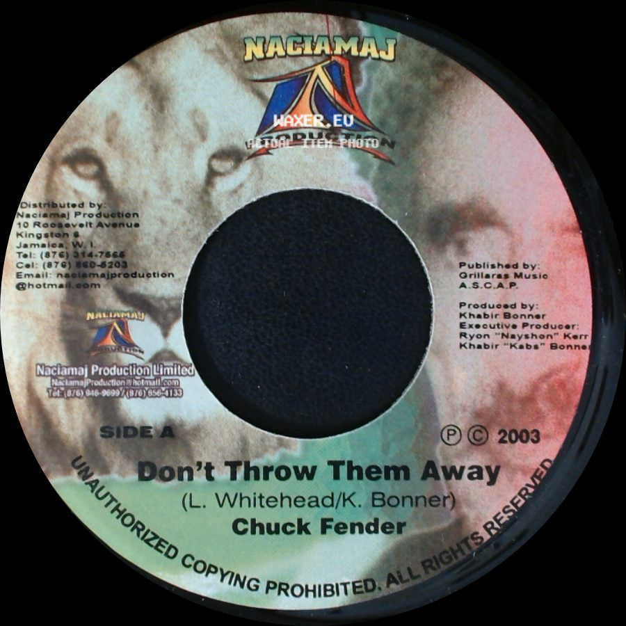 Chuck Fender / Mosses I - Don't Throw Them Away / Whouee side A