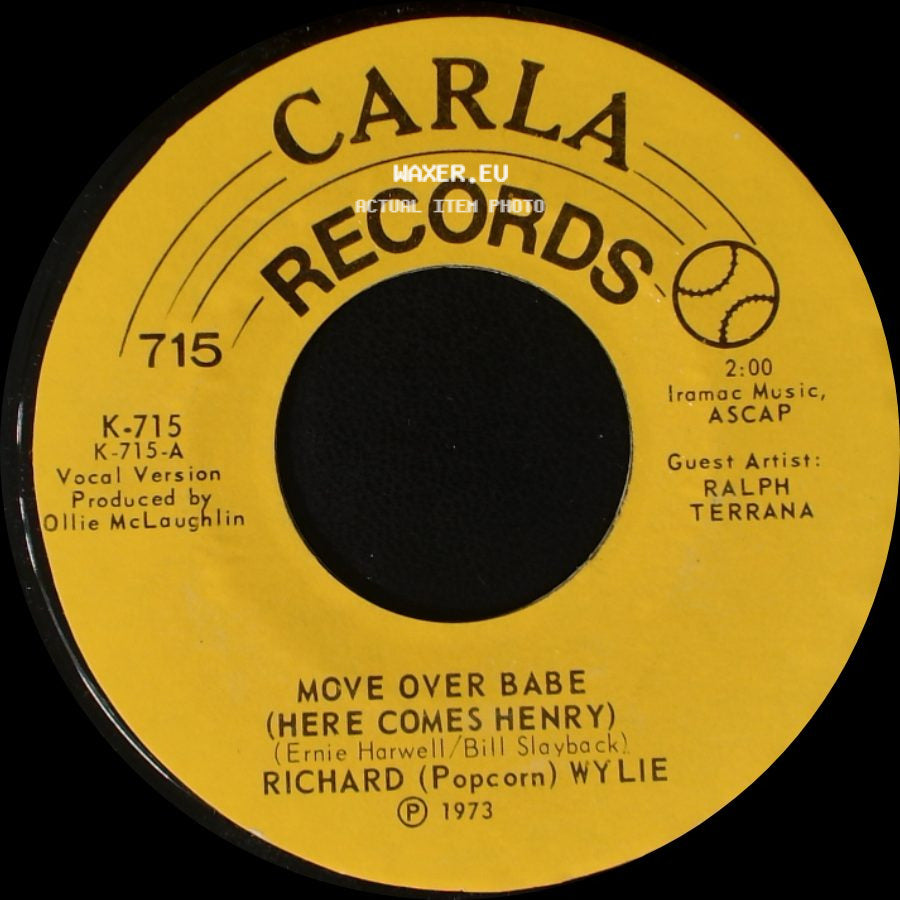 Richard (Popcorn) Wylie - Move Over Babe (Here Comes Henry) / Move Over Babe (Here Comes Henry) side A