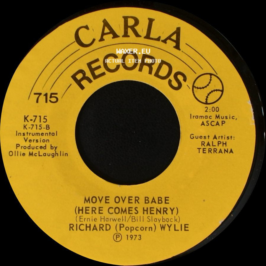 Richard (Popcorn) Wylie - Move Over Babe (Here Comes Henry) / Move Over Babe (Here Comes Henry) side B