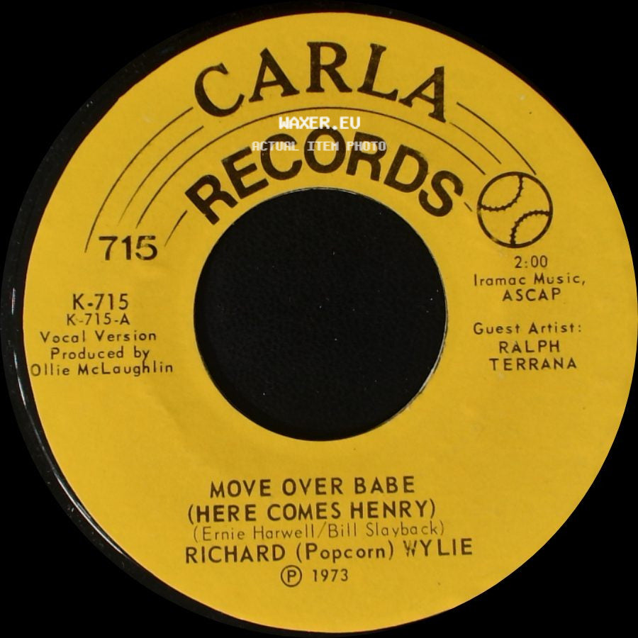 Richard (Popcorn) Wylie - Move Over Babe (Here Comes Henry) / Move Over Babe (Here Comes Henry) side A
