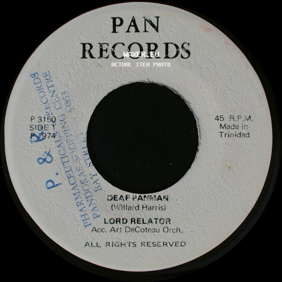 Lord Relator - Deaf Pannan / The Bomb side A