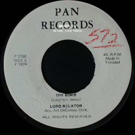 Lord Relator - Deaf Pannan / The Bomb side B