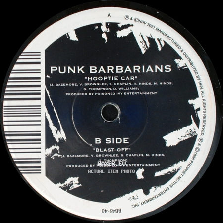 Punk Barbarians - Unknown Title A / Hooptie Car side B