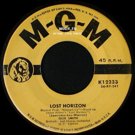 Ocie Smith - Lost Horizon / Going, Going, Gone! side A